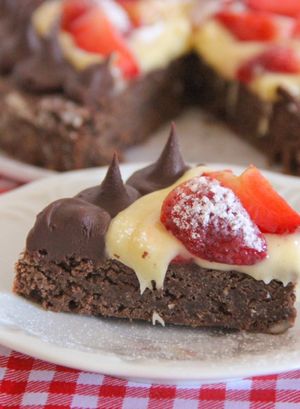 Torta brownie at Mariana Kikumoto Doces in Londrina