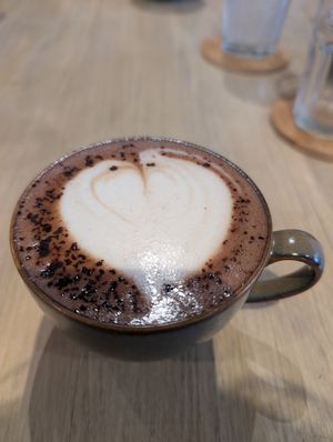 Hug in a mug (spiced hot coco) at Coffee & Plant in Nairobi
