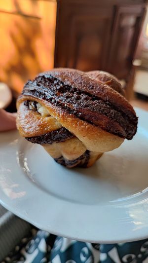 The chocolate Baba at Zeit für Brot in Dusseldorf