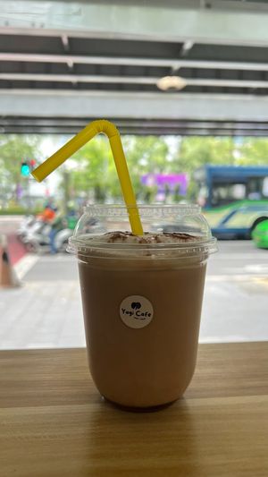 Ice Chai Latte  at Yogi Cafe - Maybe closed in Bangkok