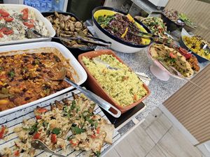 Part of the buffet at Verde Hut in Porto