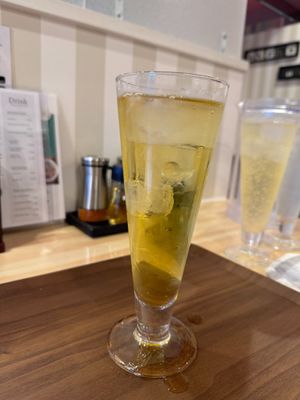 Jasmine Tea at Noodle Stand THREE P's in Matsumoto