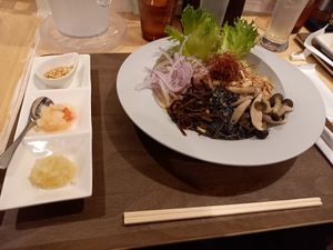 Tasty and fresh... at Noodle Stand THREE P's in Matsumoto