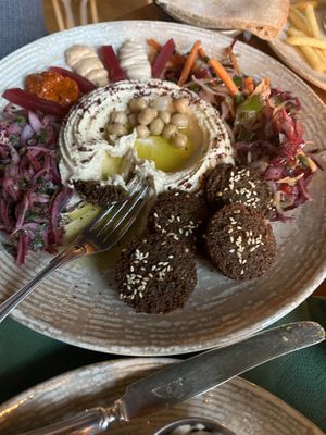 Falafels   at The Salon Restaurant @ Skeppet GBG in Gothenburg