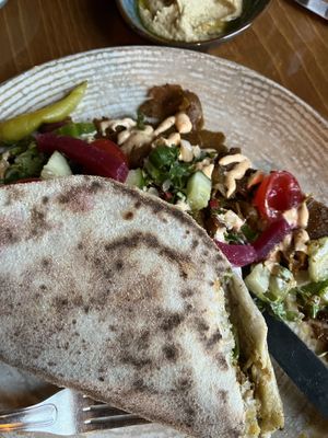 Vegan kebab   at The Salon Restaurant @ Skeppet GBG in Gothenburg