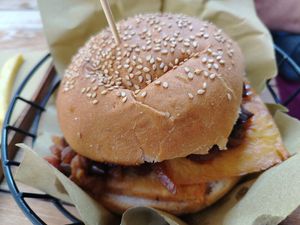 Panino delizioso (panelle e caponata di melenzane) at Sapurito Street Food & Goloserie in Trapani