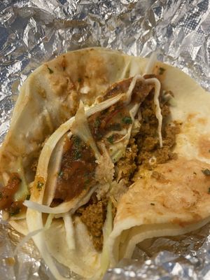 Chorizo Seitan at Taco Party in Somerville