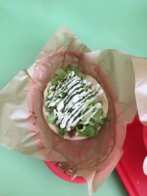 Chimichurri tempeh at Taco Party in Somerville