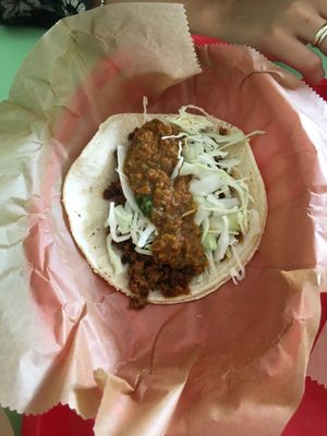 Chorizo Seitan  at Taco Party in Somerville