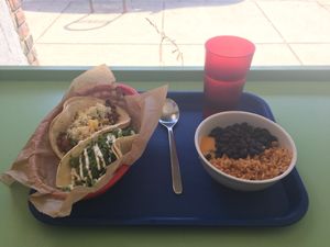 Taco meal at Taco Party in Somerville