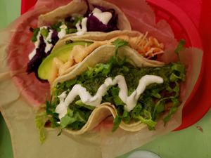 Assorted tacos at Taco Party in Somerville