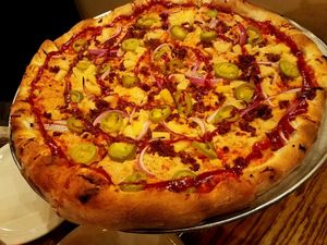 Rhoads made vegan at Yellow Brick Pizza in Columbus