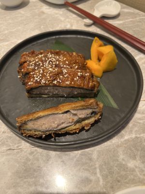 Mashed taro in wrapped in bean curd  at Yang Shin 養心茶樓 in Taipei