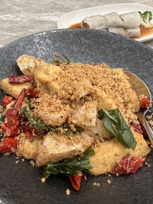 “Safe habour” tofu   at Yang Shin 養心茶樓 in Taipei