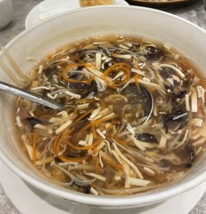 Hot and sour soup   at Yang Shin 養心茶樓 in Taipei