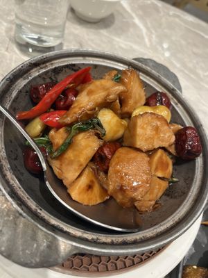 Lions mane mushrooms   at Yang Shin 養心茶樓 in Taipei