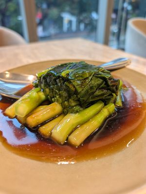 Chinese broccoli at Yang Shin 養心茶樓 in Taipei