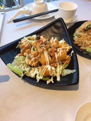 not vegan because of the sauce at Yang Shin 養心茶樓 in Taipei