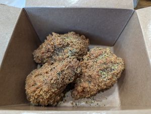 Fried Drumsticks with Lemon Pepper at Stir House - Vegan Stir Fry in Atlanta