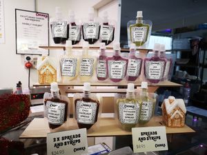 Mini squeezy spreads at Chonk in Malaga