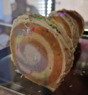 Yule Log by the slice at Chonk in Malaga