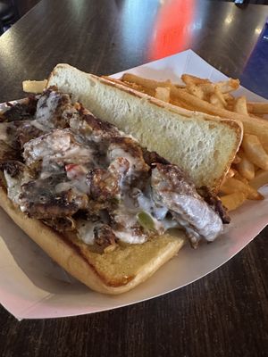 Vegan Philly sandwich   at MD's Sports Bar & Grill in Peoria