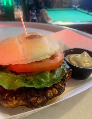Black Bean Burger at MD's Sports Bar & Grill in Peoria