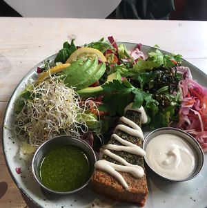 green cale  at Matapoteket in Stockholm