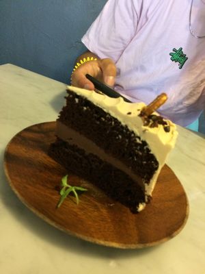 peanut butter chocolate cake ! at Plant Bakery 플랜트 in Seoul