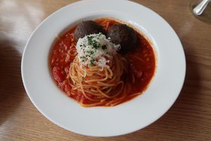 Spaghetti & Meatballs (only available after 5 PM) at Plant Bakery 플랜트 in Seoul
