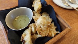 Artichoke tempura at WILLICHS in Mainz
