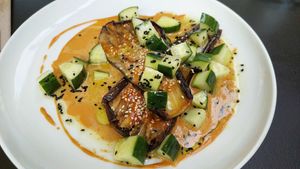 Lunch deal aubergine at WILLICHS in Mainz