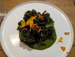 Grünkohl Vorspeise at WILLICHS in Mainz