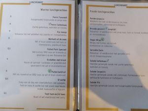 Vegan opties op de lunchkaart at Markant in Lichtenvoorde