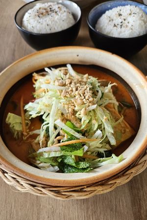 Red curry with tofu at Pho Co Vietnamese Kitchen in Neuss