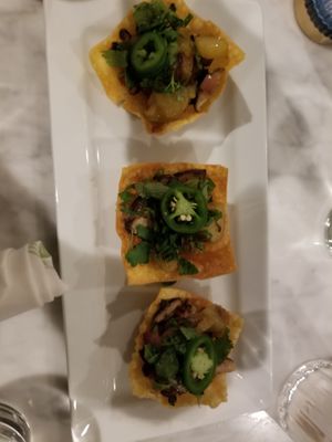 Wontons at Boulder Swim Club in Boulder