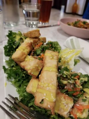 Bahn Mi as a salad at Boulder Swim Club in Boulder