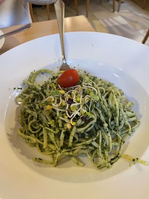 Bärlauchlinguine  at Hirschenwirt in Eichstaett