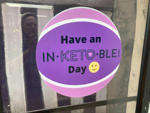 Door sign. at The Inketoble Cafe in New York City