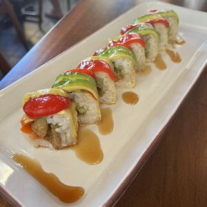 vegan gyoza roll  at Harney Poway in Poway