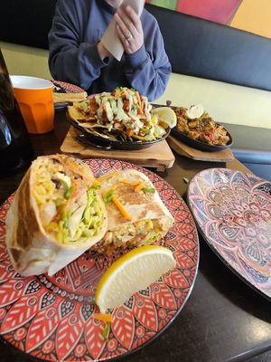 Vegan burrito at TNT - 66 in Croydon