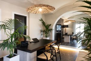 Bios Santorini, Vegan Boutique Hotel reception at The Noverian Bios Santorini, Vegan Boutique Hotel in Santorini