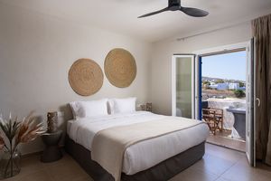 Bios Santorini, Vegan Boutique Hotel room 1 at The Noverian Bios Santorini, Vegan Boutique Hotel in Santorini