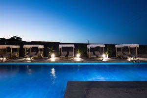 Bios Santorini, Vegan Boutique Hotel outdoor area pool at The Noverian Bios Santorini, Vegan Boutique Hotel in Santorini