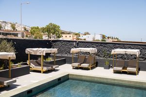 Bios Santorini, Vegan Boutique Hotel outdoor area pool at The Noverian Bios Santorini, Vegan Boutique Hotel in Santorini