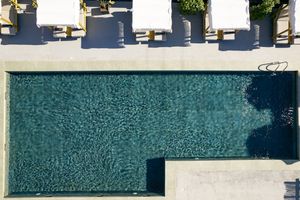 Bios Santorini, Vegan Boutique Hotel outdoor area pool at The Noverian Bios Santorini, Vegan Boutique Hotel in Santorini
