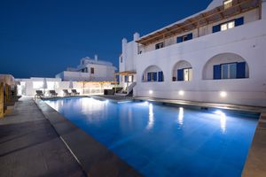 Bios Santorini, Vegan Boutique Hotel outdoor area pool at The Noverian Bios Santorini, Vegan Boutique Hotel in Santorini