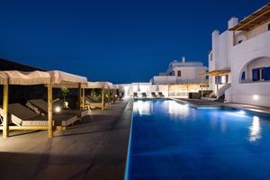 Bios Santorini, Vegan Boutique Hotel outdoor area pool at The Noverian Bios Santorini, Vegan Boutique Hotel in Santorini