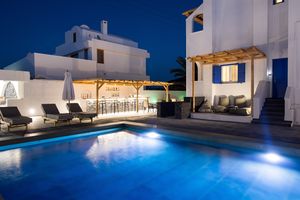 Bios Santorini, Vegan Boutique Hotel outdoor area pool at The Noverian Bios Santorini, Vegan Boutique Hotel in Santorini