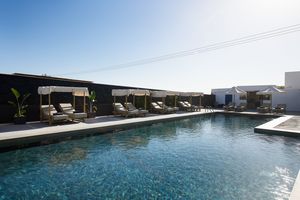 Bios Santorini, Vegan Boutique Hotel outdoor area pool at The Noverian Bios Santorini, Vegan Boutique Hotel in Santorini
